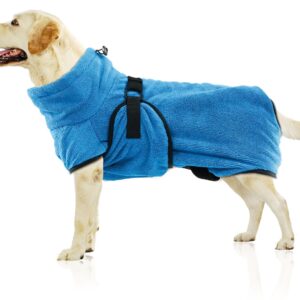 SwissPet Bademantel Wety, M, 40 cm, Blau