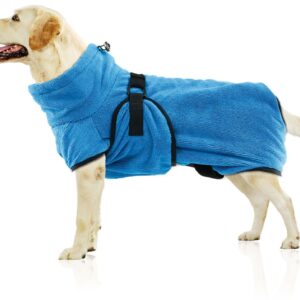 SwissPet Bademantel Wety, XXL, 77 cm, Blau