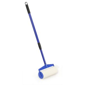 SwissPet Boden und Möbelroller, XXL, mit Auszugstiel, 1.15m, Blau