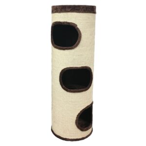 SwissPet Kratztonne Groot M, Ø 44 x 120 cm, Beige/Braun