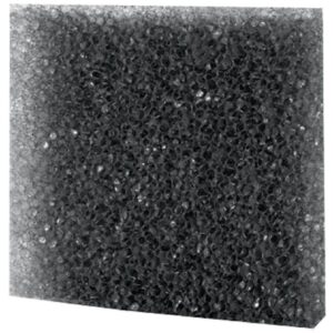 Hobby Aquaristik Filterzubehör Filterschaum grob, Schwarz, 50 x 50 x 3 cm