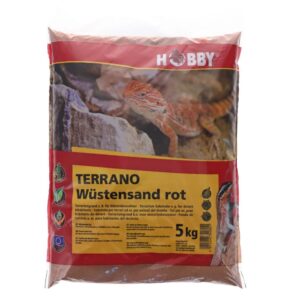 Hobby Terraristik Bodensubstrat Terrano Wüstensand, Rot, Ø 0.2-0.3 mm, 5 kg