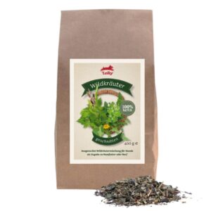 Leiky Hunde-Nahrungsergänzung Wildkräuter, 400 g