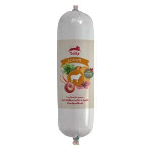 Leiky Nassfutter Hundewurst Freiland-Lamm, 700 g