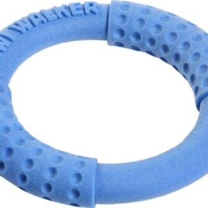 KIWI WALKER Hunde-Spielzeug Ring Blau, S, Ø 13 cm