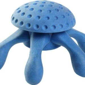 KIWI WALKER Hunde-Spielzeug Octopus Blau, M, 17 x 17 x 9 cm