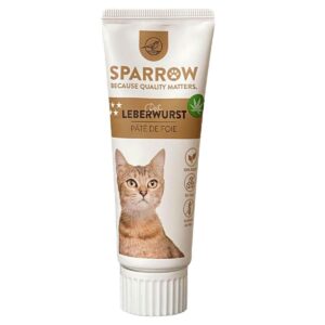 Sparrow Katzen-Snack Leberwurst mit CBD, 75 g