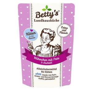 Betty’s Landhausküche Nassfutter Hühnchen mit Pute, 100 g
