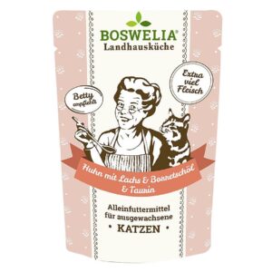 Betty’s Landhausküche Nassfutter Huhn mit Lachs & Borretschöl, 100 g