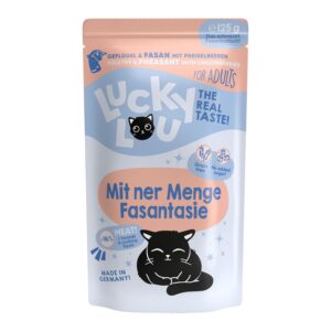 Lucky Lou Nassfutter Lifestage Adult Geflügel & Fasan, 125 g
