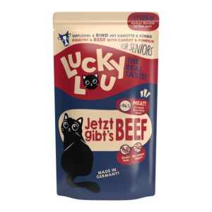 Lucky Lou Nassfutter Lifestage Senior Geflügel & Rind, 125 g
