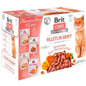 Brit Nassfutter Care Flavour box Fillets Sauce, 12 x 85 g