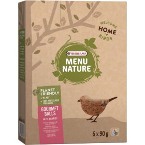 Versele Laga Wintervogelfutter Menu Nature Gourmet Balls Beeren, 6 Stk.