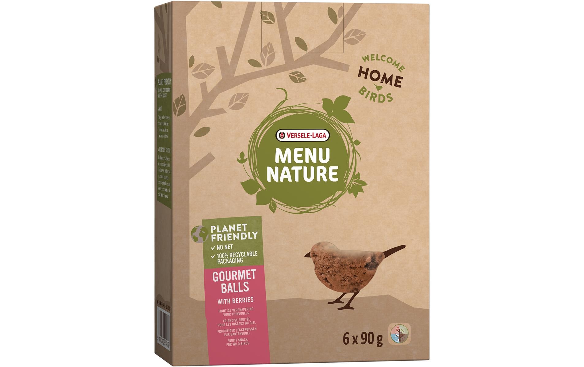 Versele Laga Wintervogelfutter Menu Nature Gourmet Balls Beeren, 6 Stk.