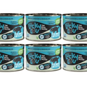 Lucky Lou Nassfutter SuperMono Pute, 6 x 200 g