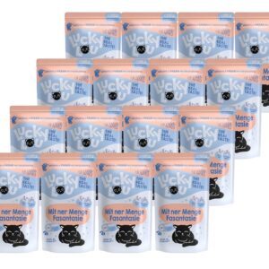 Lucky Lou Nassfutter Lifestage Adult Geflügel & Fasan, 16 x 125 g