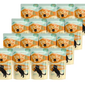 Lucky Lou Nassfutter Lifestage Adult Geflügel & Forelle, 16 x 125 g