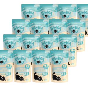 Lucky Lou Nassfutter Lifestage Kitten Geflügel & Forelle, 16 x 125 g