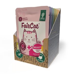 Green Petfood Nassfutter FairCat Multipack, 6 x 85 g
