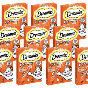 Dreamies Katzen-Snack Creamy Huhn Multipack, 11 x (4 x 10g)