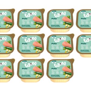 WOW Nassfutter Adult Truthahn Schale, 11 x 150 g