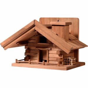 dobar green label Futterspender St. Moritz, 33 x 24.5 x 21 cm, Holz