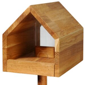 LUXUS-VOGELHAUS Vogelfutterhaus Bauhaus I, 20.5 x 28 x 23.5 cm, Holz