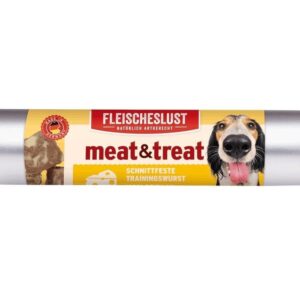 Fleischeslust Leckerli Meat & Treat Singleshot Käsewurst, 80 g