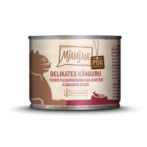 Mjamjam Nassfutter Dose Känguru pur, 200 g