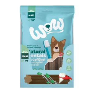 WOW Kauartikel Natural Dentals Geflügel Maxi, 275 g