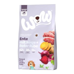 WOW Trockenfutter Minis Senior Ente, 1 kg