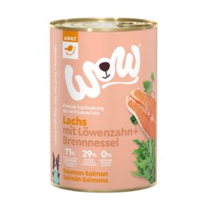 WOW Nassfutter Adult Lachs, 400 g