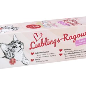 naturaCat Nassfutter Lieblings-Ragout Lachs, 12 x 85 g