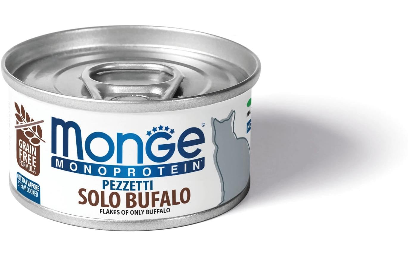 Monge Nassfutter Katze Monoprotein Büffel 80g