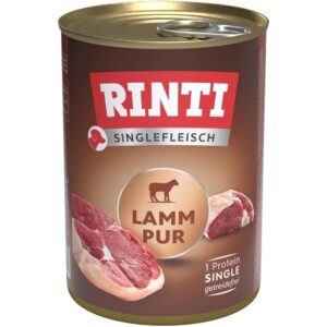 Rinti Nassfutter Singlefleisch Dose Lamm Pur, 400 g