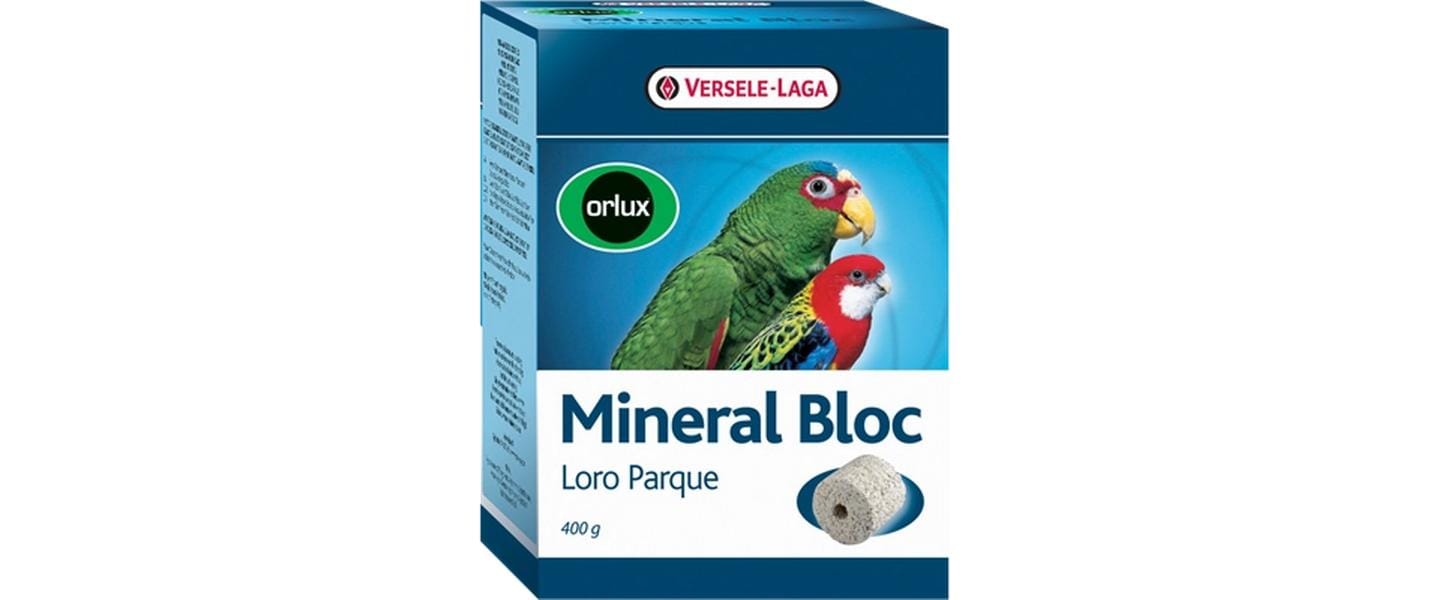 Versele Laga Ziervogelfutter Mineral Bloc Loro Parque, 400 g