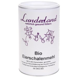 Lunderland Hunde-Nahrungsergänzung Bio-Eierschalenmehl, 800 g