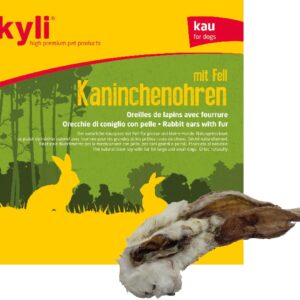 kyli Kaninchenohren mit Fell, 500 g