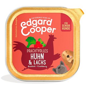 Edgard & Cooper Nassfutter Senior Huhn + Lachs, 11 x 150 g