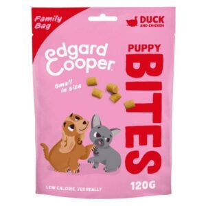 Edgard & Cooper Leckerli Puppy Bites Ente & Huhn, 120 g