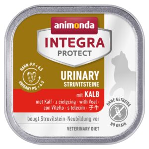 Animonda Integra Protect Nassfutter Urinary Harnsteine Kalb, 100 g