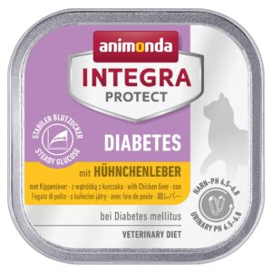 Animonda Integra Protect Nassfutter Diabetes Hühnchenleber, 100 g