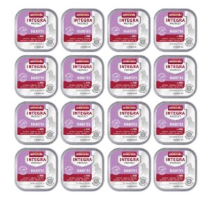 Animonda Integra Protect Nassfutter Diabetes Rind, 16 x 100 g