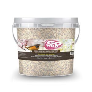 GoWild Vogelfutter Streufutter mit Insekten, 2.5 kg