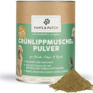 Paws & Patch Hunde-Nahrungsergänzung Grünlippmuschel Pulver 150 g