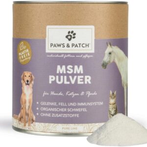 Paws & Patch Hunde-Nahrungsergänzung MSM Pulver 500 g