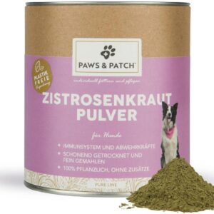 Paws & Patch Hunde-Nahrungsergänzung Zistrosenkraut Pulver 150 g