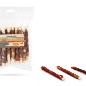 Beeztees Kausnack Kaustange Ente, 20 Stück