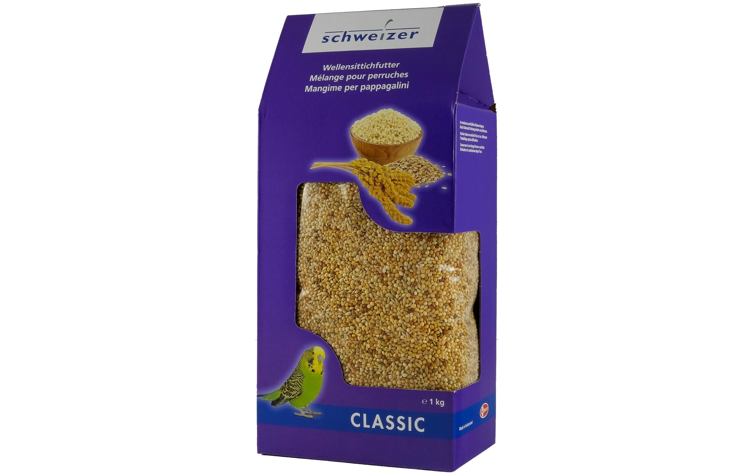 Eric Schweizer Ziervogelfutter Wellensittichfutter, 1 kg
