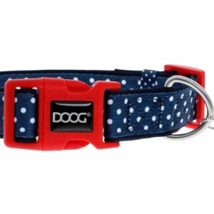 Doog Halsband Stella L Navy / Polka Dots